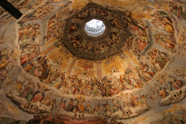 Duomo di Firenze (600Wx400H) - A wonderful view of the Fresco of the 