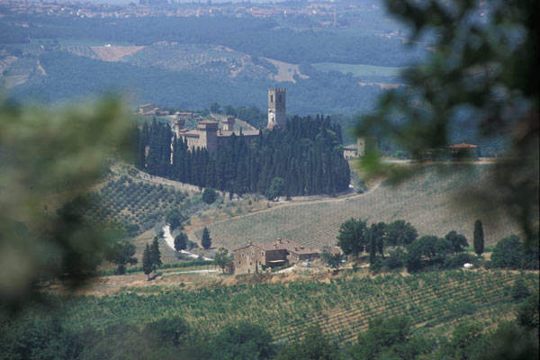 Typical village (600Wx400H) - Typical Tuscan Village (Photo by Claudio Cagnola). 