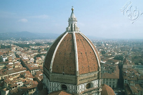 The Cupola (600Wx400H) - The Brunelleshi's Dome (Cupola) viewed from Giotto's tower ... 